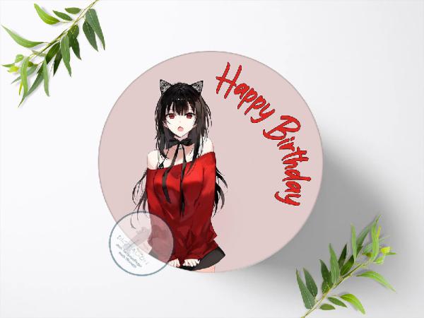 Anime Manga Tortenaufleger Ø 20cm, 0864w